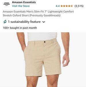 Mens size 30 khaki casual stretch golf shorts